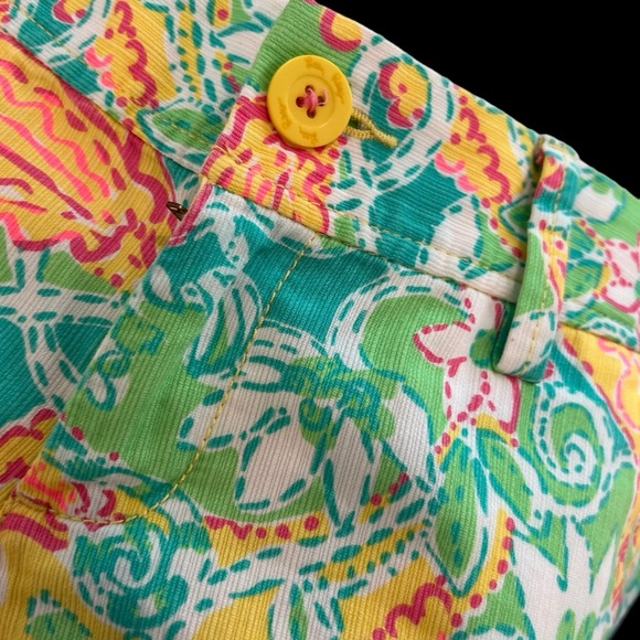 Lilly Pulitzer Walsh Shorts Size 0 Pop Goes the Lemur - Picture 3 of 11